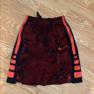 Nike Kids' Red and Black Athletic Shorts